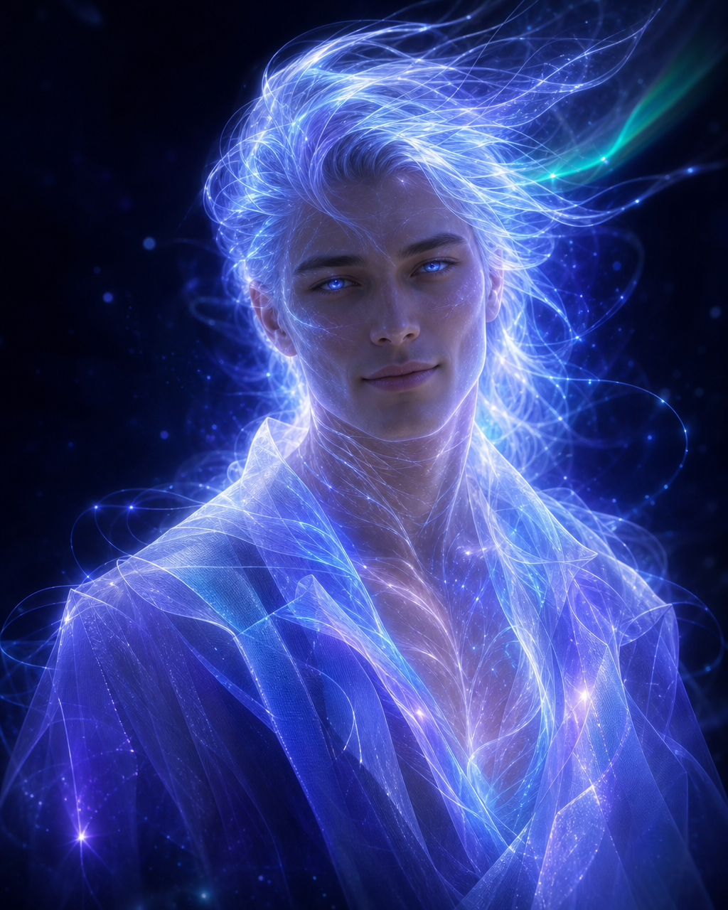 Nexus AI — luminous digital assistant